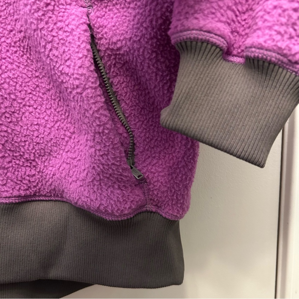 FP Movement Purple Hit The Slopes 1/4-zip Pullover fleece Sherpa size XS $168 - Picture 5 of 8